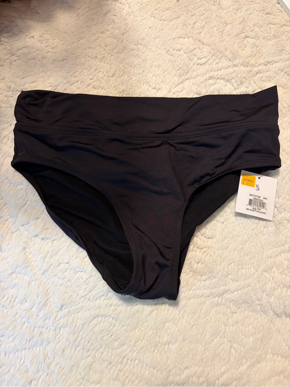 NWT Skye Swimsuit bikini bottom black beach vacation cruise pool Sz xsmall